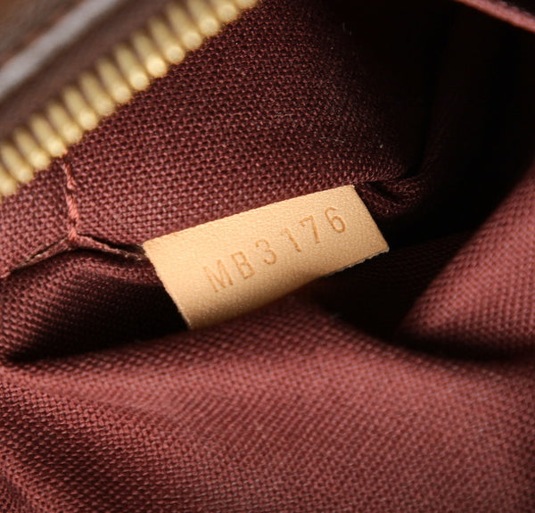 ルイ ヴィトン モノグラム テュレンMM M48814 ブラウン PVC レザー ハンドバッグ ショルダーバッグ 2WAY レディース LOUIS VUITTON 中古