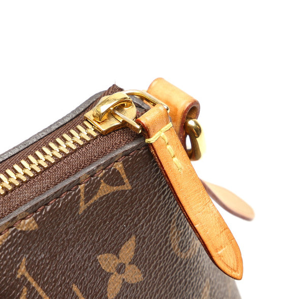ルイ ヴィトン モノグラム テュレンMM M48814 ブラウン PVC レザー ハンドバッグ ショルダーバッグ 2WAY レディース LOUIS VUITTON 中古
