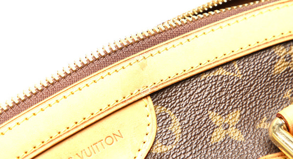 ルイ ヴィトン モノグラム ティヴォリＧＭ M40144 ブラウン PVC レザー ハンドバッグ レディース LOUIS VUITTON 中古
