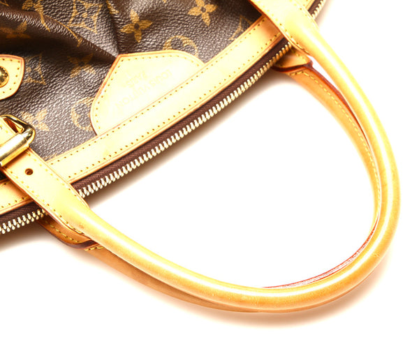 ルイ ヴィトン モノグラム ティヴォリＧＭ M40144 ブラウン PVC レザー ハンドバッグ レディース LOUIS VUITTON 中古