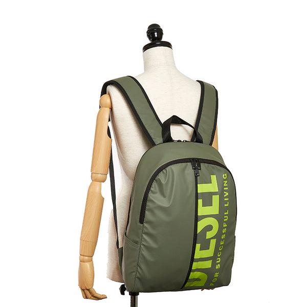ディーゼル グリーン オリーブ ポリウレタン ポリエステル リュック バックパック メンズ DIESEL 【中古】