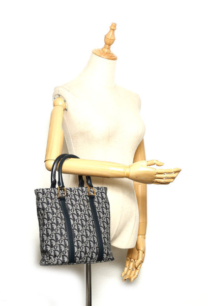 ディオール トロッター キャンバス レザー ハンドバッグ レディース Dior 中古