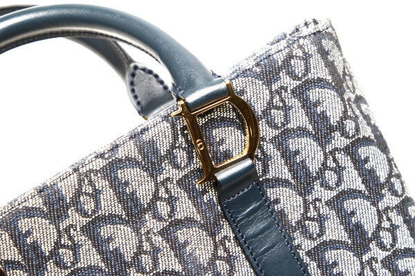 ディオール トロッター キャンバス レザー ハンドバッグ レディース Dior 中古