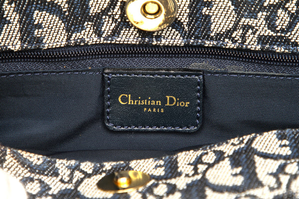 ディオール トロッター キャンバス レザー ハンドバッグ レディース Dior 中古