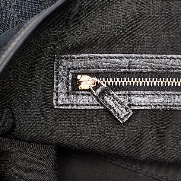 グッチ シェリー 139260 ブラック キャンバス トートバッグ レディース GUCCI 【中古】