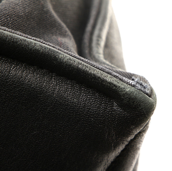 エルメス フールトゥ ブラック キャンバス レザー トートバッグ ユニセックス HERMES 中古