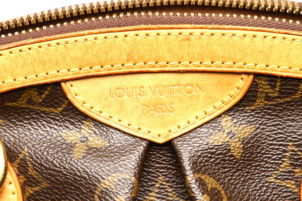 ルイ ヴィトン モノグラム ティヴォリPM M40143 ブラウン 茶 ハンドバッグ レディース LOUIS VUITTON 中古