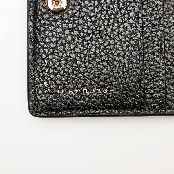 トリーバーチ カードケース 84776 ブラック レザー レディース Tory Burch 【中古】