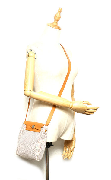 エルメス エールバッグＴＰＭ ブラック トワルアッシュ ショルダーバッグ レディース HERMES 中古