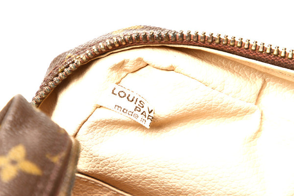 ルイ ヴィトン モノグラム トゥルース・トワレット２８ M47522 ブラウン PVC レザー ポーチ レディース LOUIS VUITTON 中古