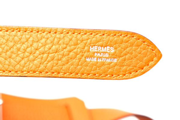 エルメス ジプシエール28 オレンジ トリヨンクレマンス ショルダーバッグ レディース HERMES □N印刻(2010年制)刻印 中古
