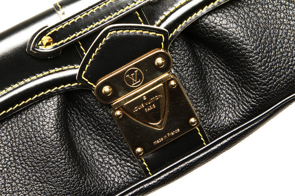 ルイ ヴィトン スハリ プレシュー M91776 ブラック 黒 レザー ハンドバッグ レディース LOUIS VUITTON 中古