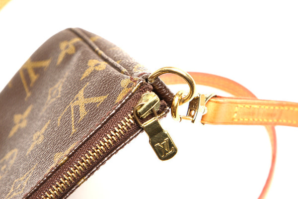 ルイ ヴィトン アクセソワール M51980 ブラウン 茶 PVC レザー アクセサリーポーチ レディース LOUIS VUITTON 中古