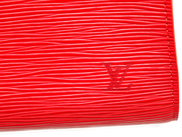 ルイ ヴィトン エピ アクセソワール M5298E レッド レザー アクセサリーポーチ レディース LOUIS VUITTON 中古