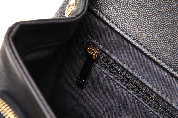 シャネル マトラッセ ネイビー レザー ハンドバッグ ショルダーバッグ 2WAY レディース CHANEL 中古