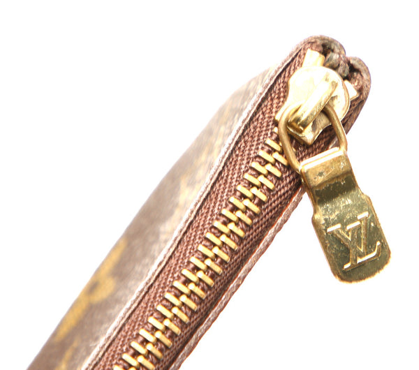 ルイ ヴィトン モノグラム ポシェット クレ M62650 ブラウン PVC レザー キーリング ユニセックス LOUIS VUITTON 中古