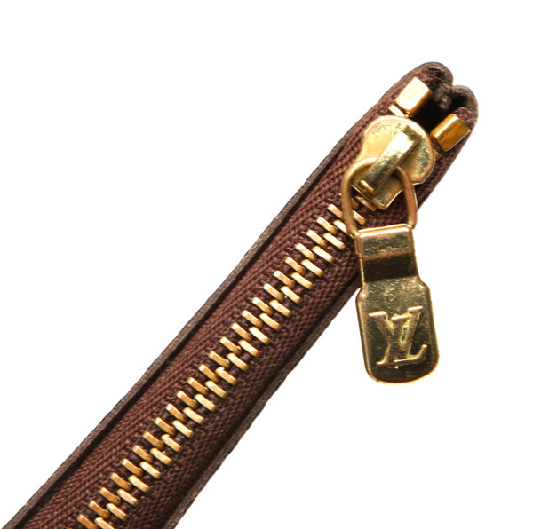 ルイ ヴィトン ダミエ ポシェット・クレ M62650 ブラウン PVC コインケース レディース LOUIS VUITTON 中古