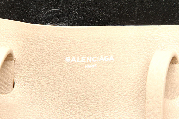 バレンシアガ 489813 ベージュ レザー トートバッグ レディース BALENCIAGA 中古