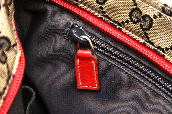 グッチ シェリー GGクリスタル グレー PVCコーティングキャンバス ショルダーバッグ レディース GUCCI 中古