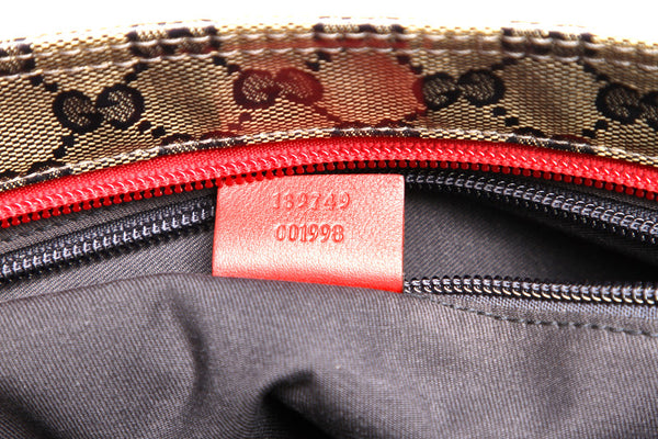 グッチ シェリー GGクリスタル グレー PVCコーティングキャンバス ショルダーバッグ レディース GUCCI 中古