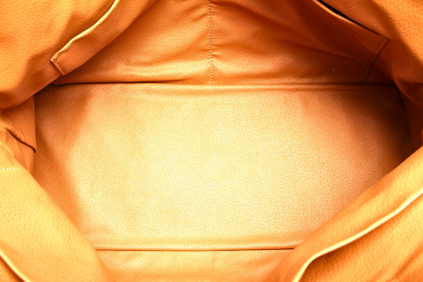 セリーヌ マカダム ブラウン 茶 PVC レザー ハンドバッグ ショルダーバッグ 2WAY ユニセックス CELINE 中古