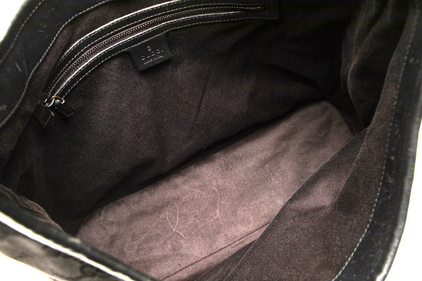 グッチ GGキャンバス ブラック 黒 キャンバス ショルダーバッグ レディース GUCCI 中古