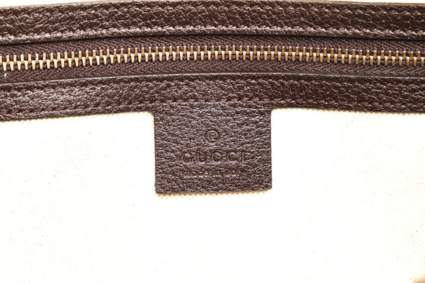 グッチ シェリーライン GGキャンバス 406868 ブラウン 茶 キャンバス ボストンバッグ レディース GUCCI 中古