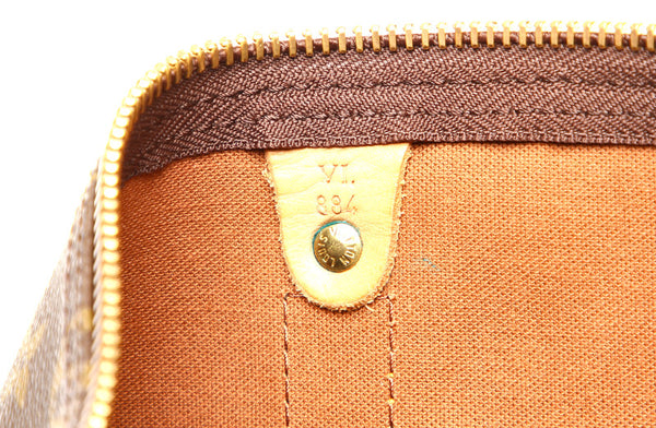 ルイ ヴィトン モノグラム キーポル50 M41426 ブラウン 茶 PVC レザー ボストンバッグ ユニセックス LOUIS VUITTON 中古