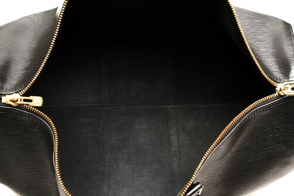 ルイ ヴィトン エピ キーポル50 M42962  ブラック 黒 レザー ボストンバッグ レディース LOUIS VUITTON 中古