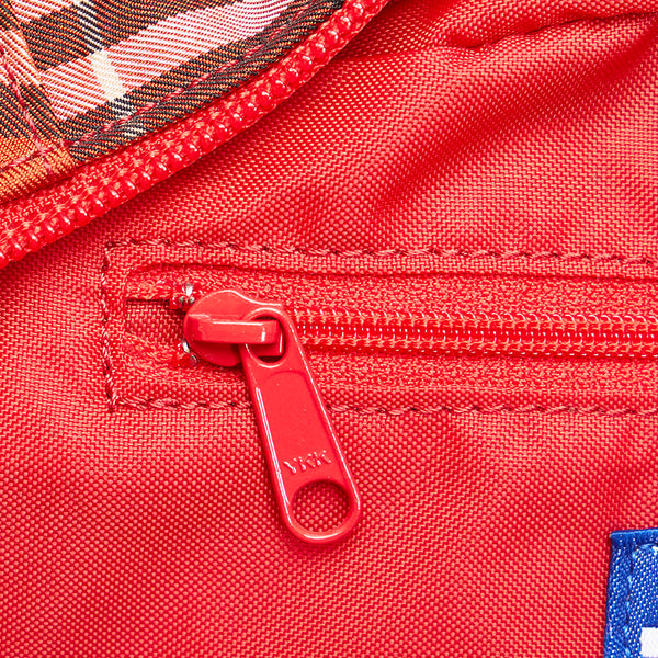 バーバリー ナイロン レザー ハンドバッグ レディース BURBERRY 【中古】