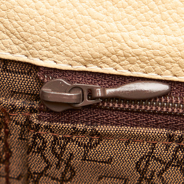 サンローラン アイボリー レザー クラッチバッグ レディース SAINT LAURENT 【中古】