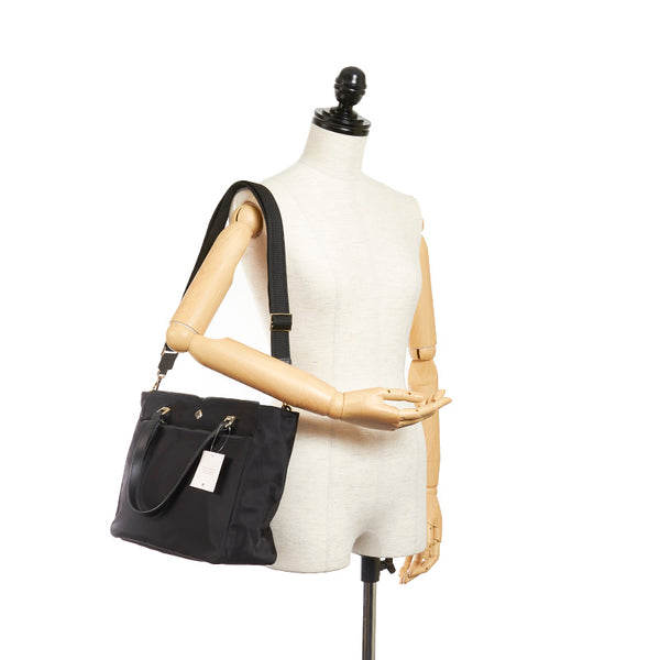 ケイトスペード ハンドバッグ ショルダーバッグ 2WAY ブラック ナイロン レディース Kate Spade 【中古】