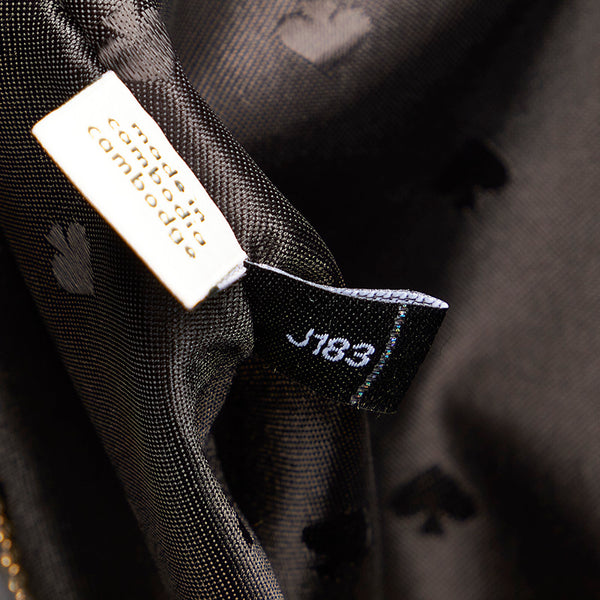 ケイトスペード ブラック レザー トートバッグ レディース Kate Spade 【中古】