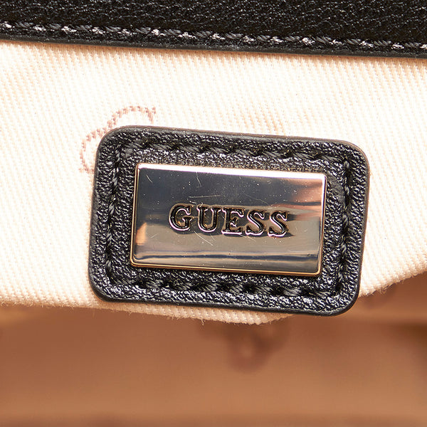 ゲス ブラウン PVC レザー リュック バックパック レディース Guess 【中古】