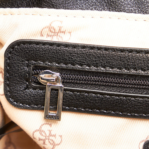 ゲス ブラウン PVC レザー リュック バックパック レディース Guess 【中古】