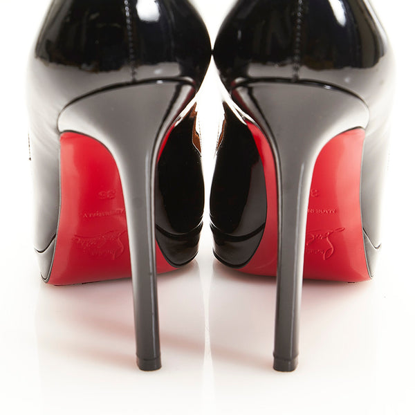 クリスチャンルブタン ソーケイト パンプス ブラック レディース Christian Louboutin 【中古】