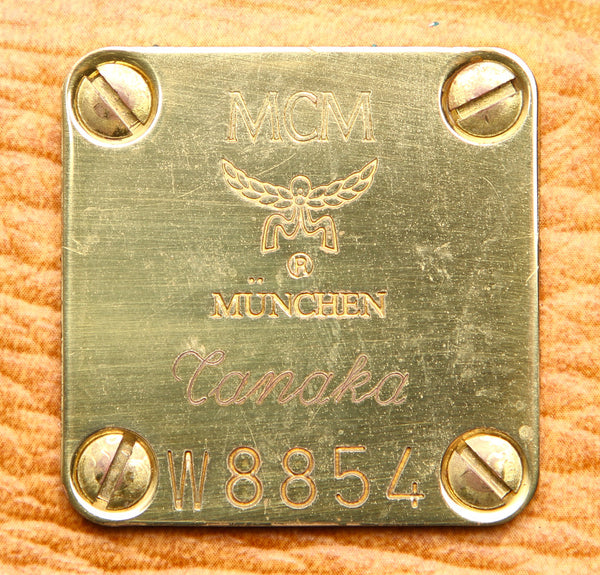 エム シー エム ブラウン 茶 レザー ボストンバッグ レディース MCM 中古