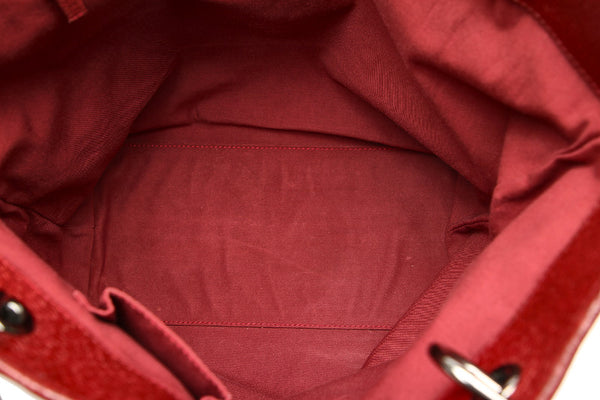 グッチ GGキャンバス 120836 ベージュ レッド キャンバス レザー トートバッグ レディース GUCCI 中古