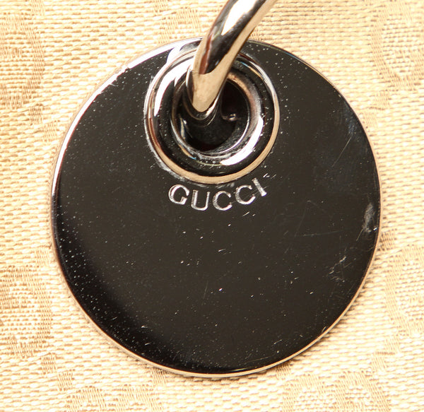 グッチ GGキャンバス 120836 ベージュ レッド キャンバス レザー トートバッグ レディース GUCCI 中古