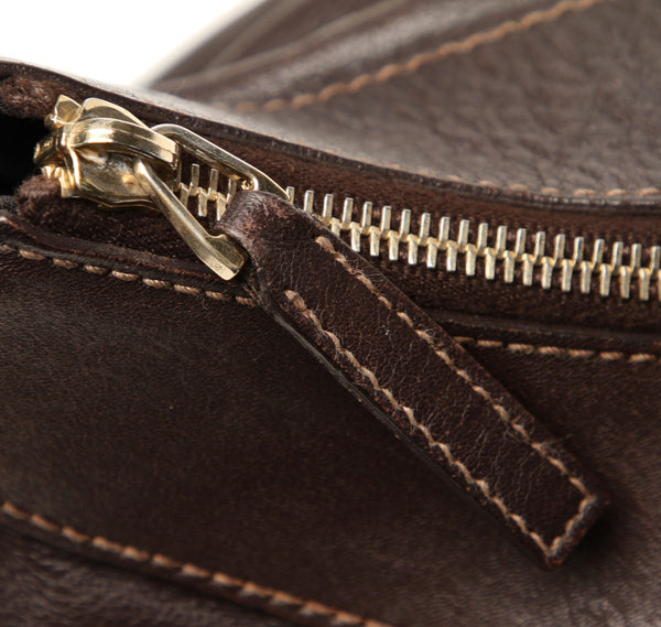 グッチ アビー 189833 ブラウン レザー ショルダーバッグ レディース GUCCI 中古