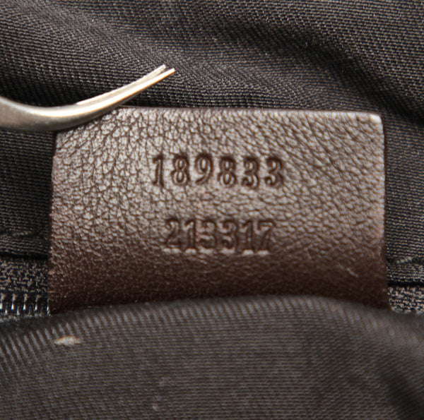 グッチ アビー 189833 ブラウン レザー ショルダーバッグ レディース GUCCI 中古