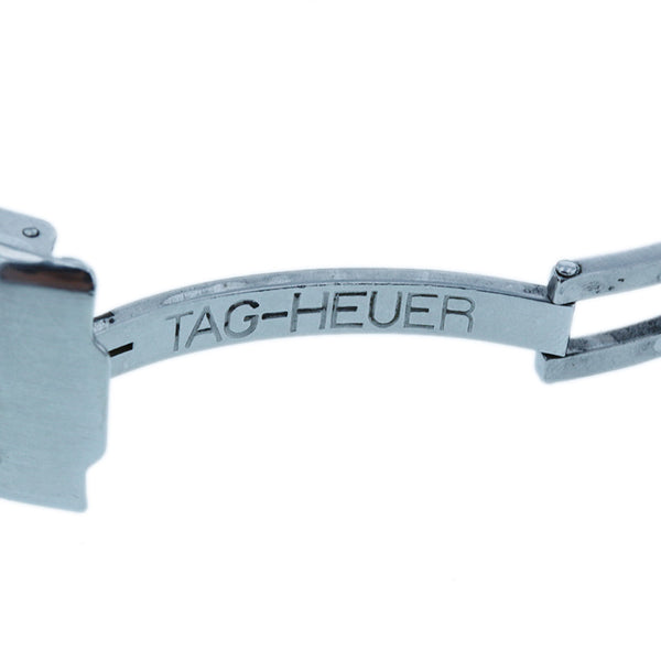 タグホイヤー WG1113-0 シルバー ステンレススチール 腕時計 メンズ TAG HEUER クオーツ ブラック文字盤 【中古】