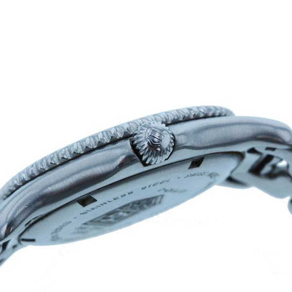 タグホイヤー WG1113-0 シルバー ステンレススチール 腕時計 メンズ TAG HEUER クオーツ ブラック文字盤 【中古】
