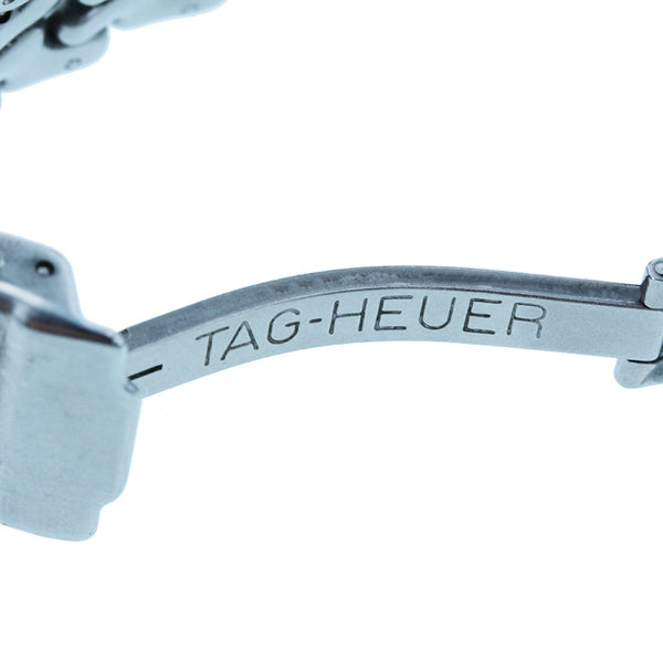 タグホイヤー セル デイト S99.213K シルバー ステンレススチール 腕時計 メンズ TAG HEUER クオーツ ブラック グレー文字盤 【中古】