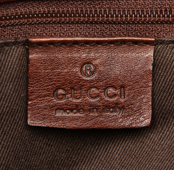 グッチ GGキャンバス 101975 ブラウン キャンバス レザー ショルダーバッグ レディース GUCCI 中古