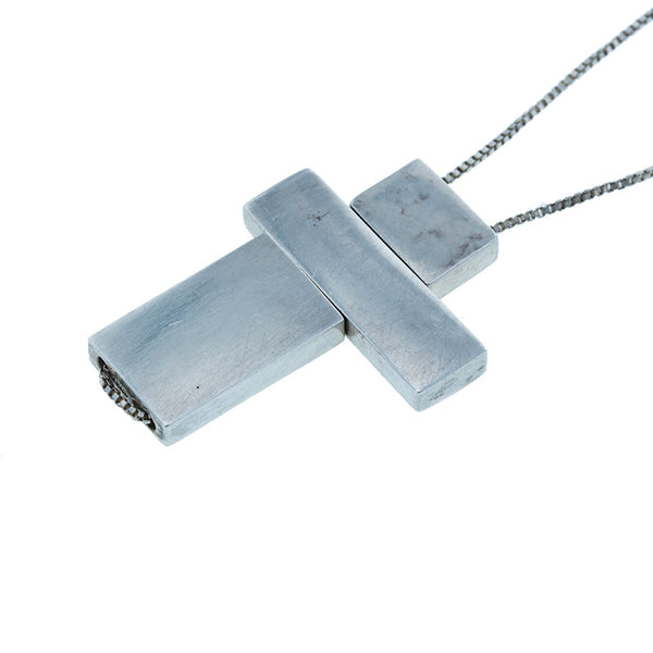 グッチ SV925 シルバー トリプルトップ ネックレス レディース GUCCI 【中古】