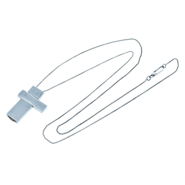 グッチ SV925 シルバー トリプルトップ ネックレス レディース GUCCI 【中古】