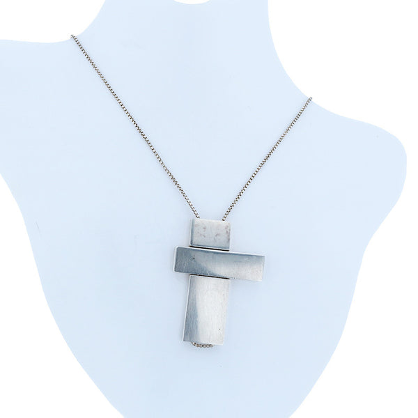 グッチ SV925 シルバー トリプルトップ ネックレス レディース GUCCI 【中古】