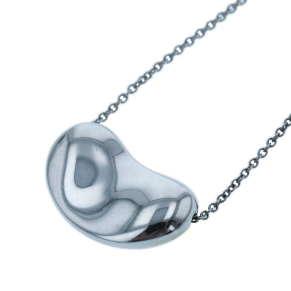 ティファニー SV925 シルバー エルサ ペレッティ ビーン デザイン ネックレス レディース TIFFANY&Co. 【中古】