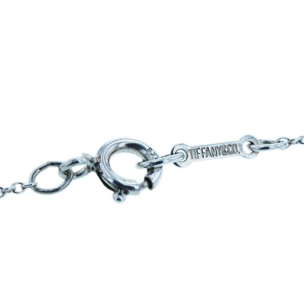ティファニー SV925 シルバー エルサ ペレッティ ビーン デザイン ネックレス レディース TIFFANY&Co. 【中古】